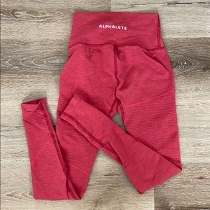 Alphalete pink leggings (never worn)